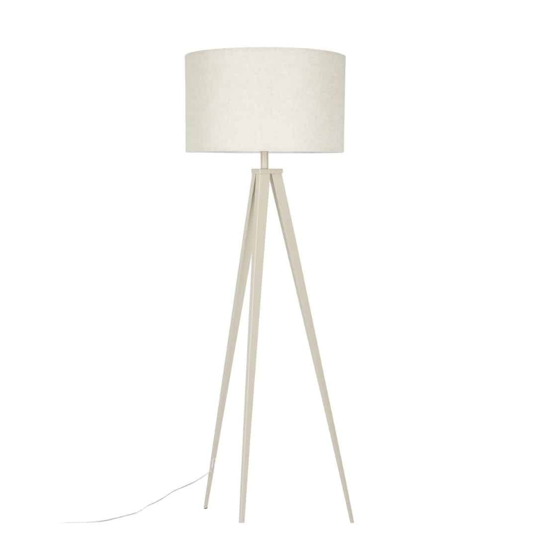 Tripod lattiavalaisin beige